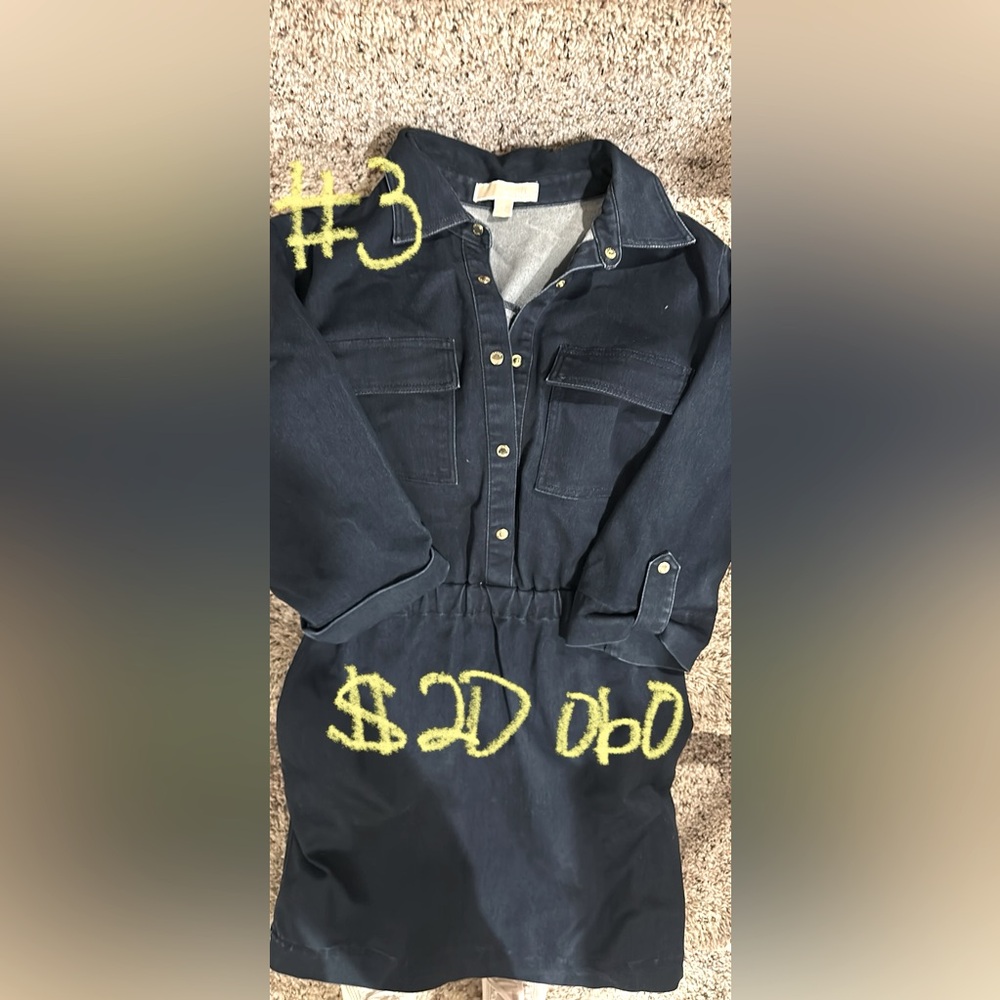 Sz 8 Jean dress. Only worn once.